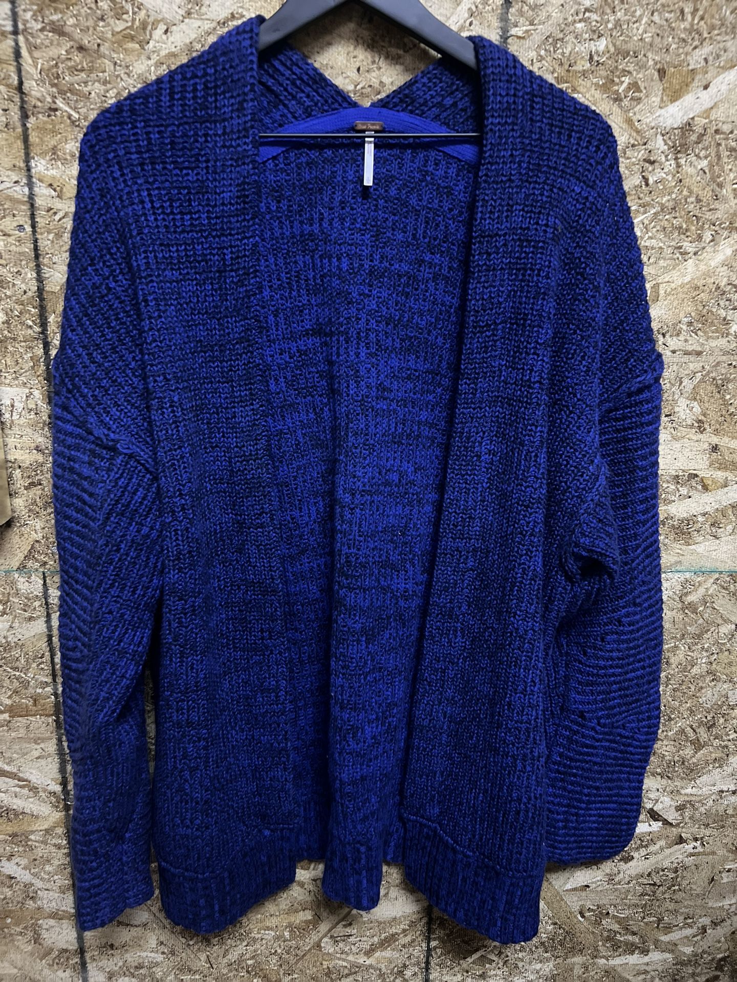 Blue Free People Cardigan