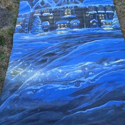 Reversible Christmas Backdrop 