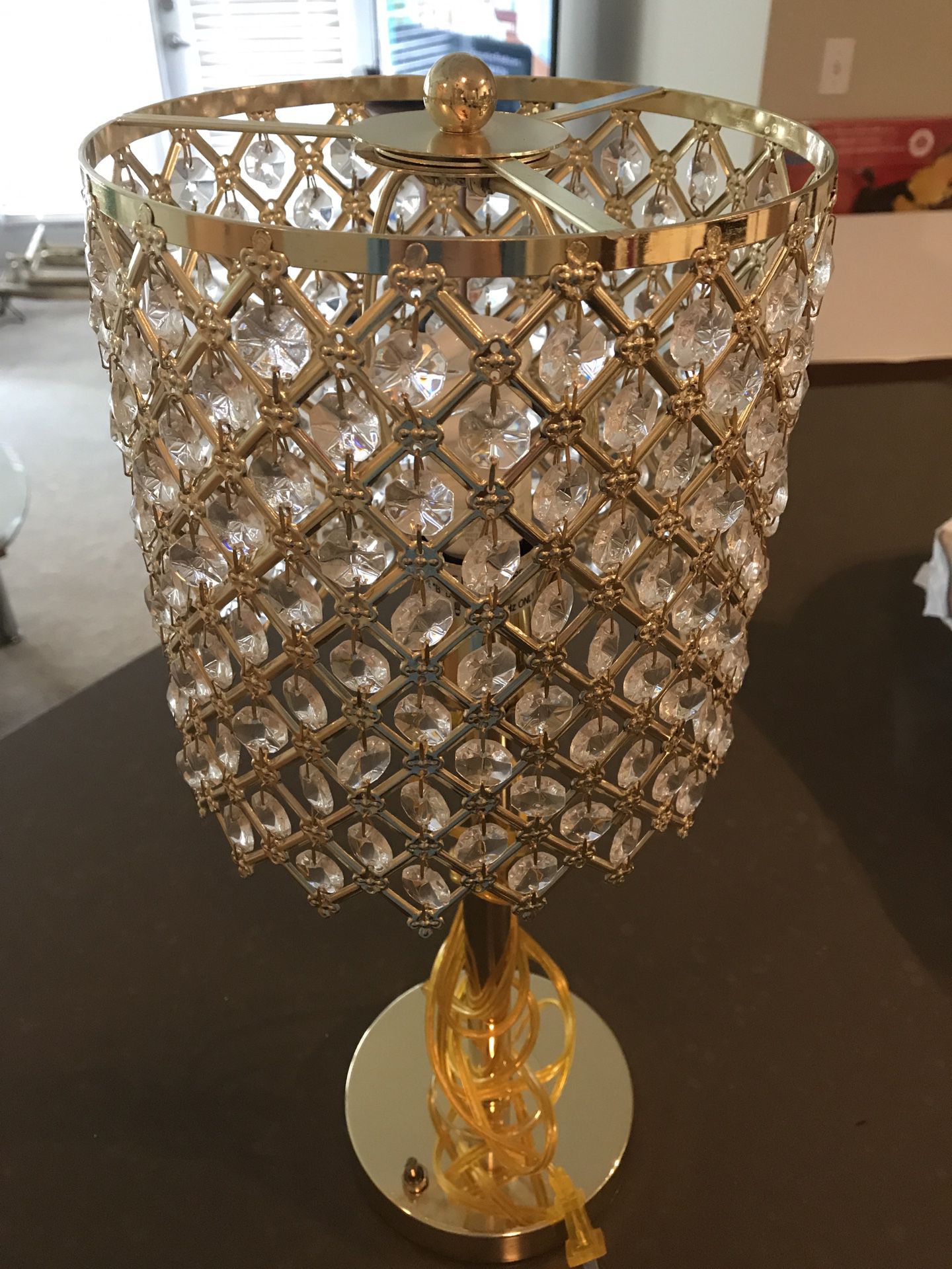 Beautiful gold glamour lamp