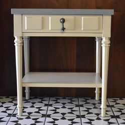Hardwood Antique/ Vintage Nightstand New Custom Paint