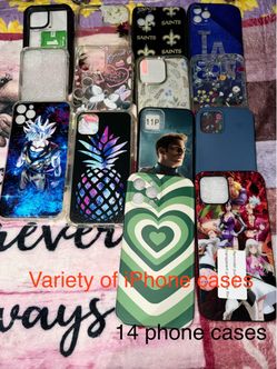 Variety of different phone cases