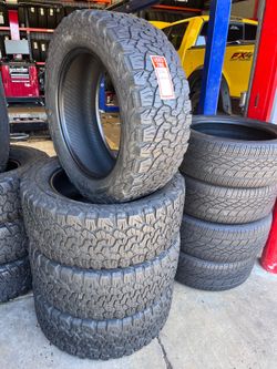 LT 285/55R20 BFGOODRICH All-Terrain T/A full tires set
