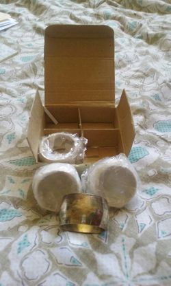 NIB Silver Napkin Holders