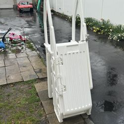 Pool Ladder With Safety Door