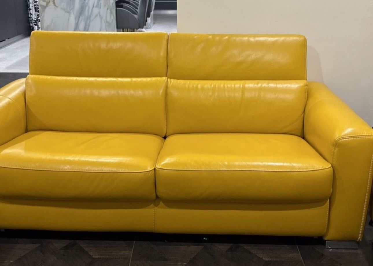 yellow sofa/ couch