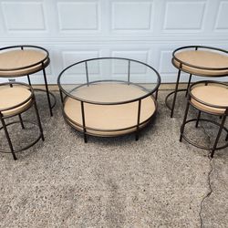 Magnussen 3 Price Set Coffee Table and 2 Nesting End Tables 