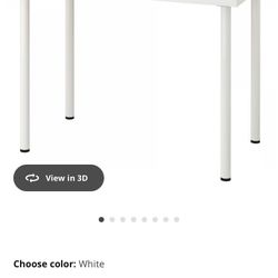 IKEA Linnmon Table Top with Legs 59” x 30” White 