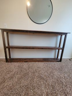 Rustic Hallway Table