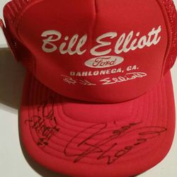 Bill Elliott Autographed Hat 