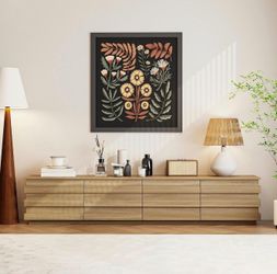 78.7" Fluted TV Stand for TVs Up to 85", 4 Drawers