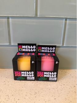 Needoh Mello Mallo pink cream other needohs Brand New AUTHENTIC