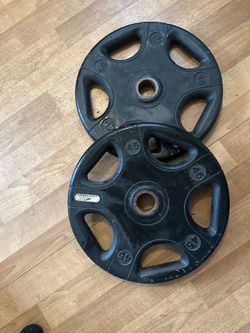 45 lb rubber weight plates