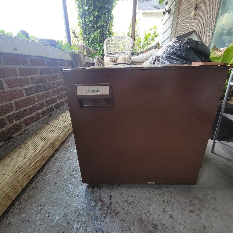 Vintage mini fridge