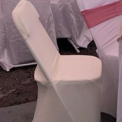 Ivory Spandex Chair Covers-100