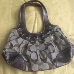 Coach Kisslock Frame Shoulder Bag Purse - Authentic W/Creed Serial # F0869-12724