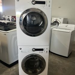 GE 24” Electric Washer & Dryer Set – Perfect for Small Spaces!