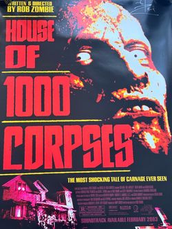 Rob Zombie Signed House of 1000 Corpses