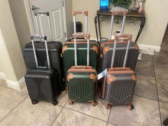 🧳✨ 2-Piece Premium Hardshell Luggage Set – NEW ✨🧳 📍 Pickup: s. Durango & 215 near IKEA  Brand new luggage sets available in black, green, and gray 