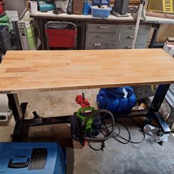 Husky Adjustable Top Work Bench (X2)