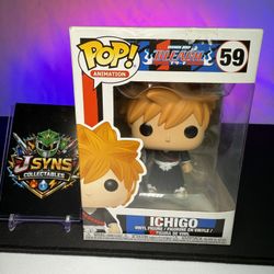 Funko Pop! Animation Bleach 59 Ichigo Vinyl Figure Shonen Jump Damaged Box
