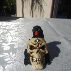 Samurai Skull Figurine Small. $5 Firm