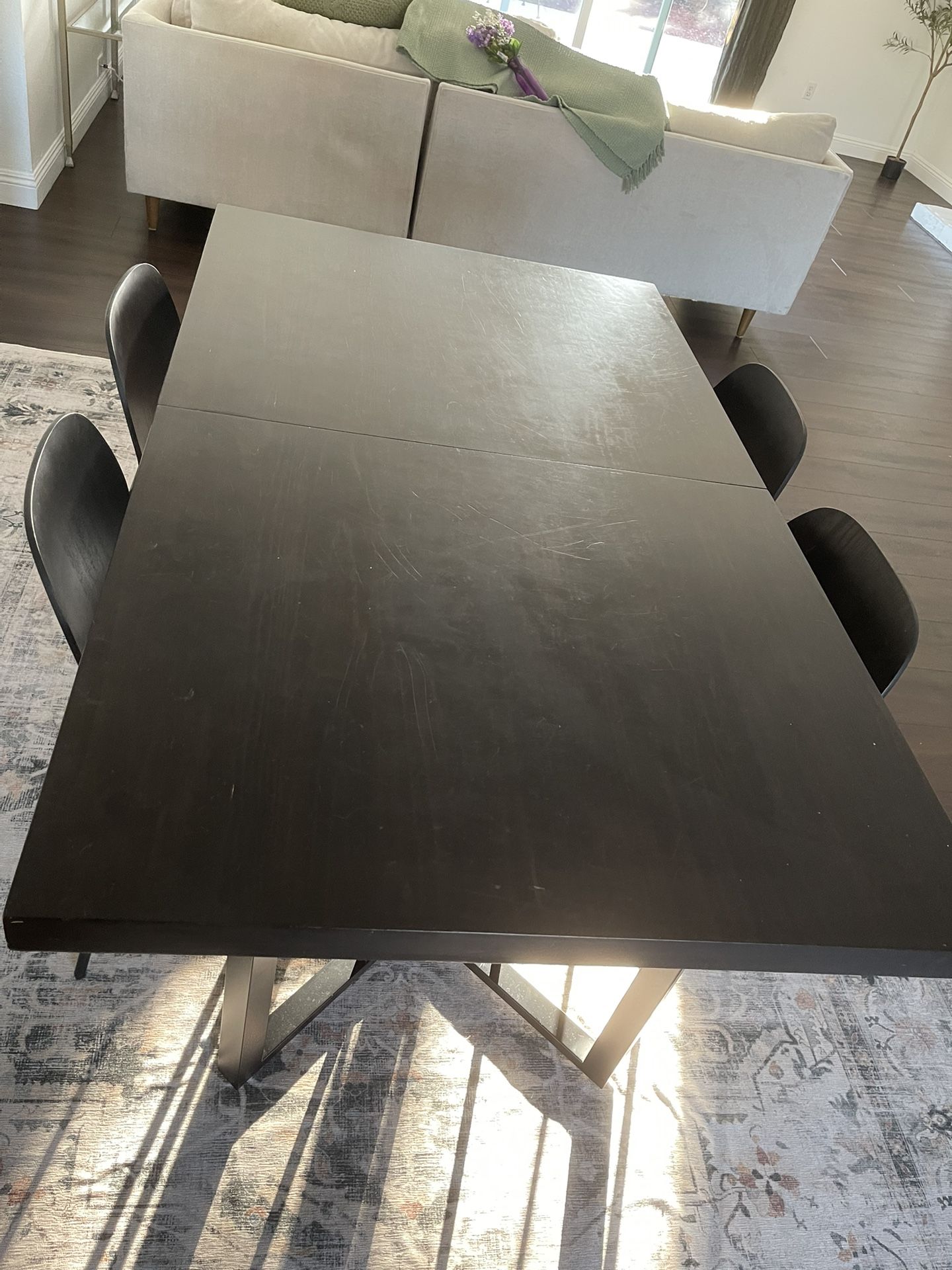World Market Expandable Wood Dining Table