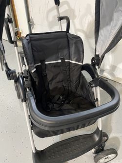 stokke newborn seat Stokke Tripp Trapp High Chair with Cushion, Tray and Newborn Set, Natural + Nordic Grey Cushion