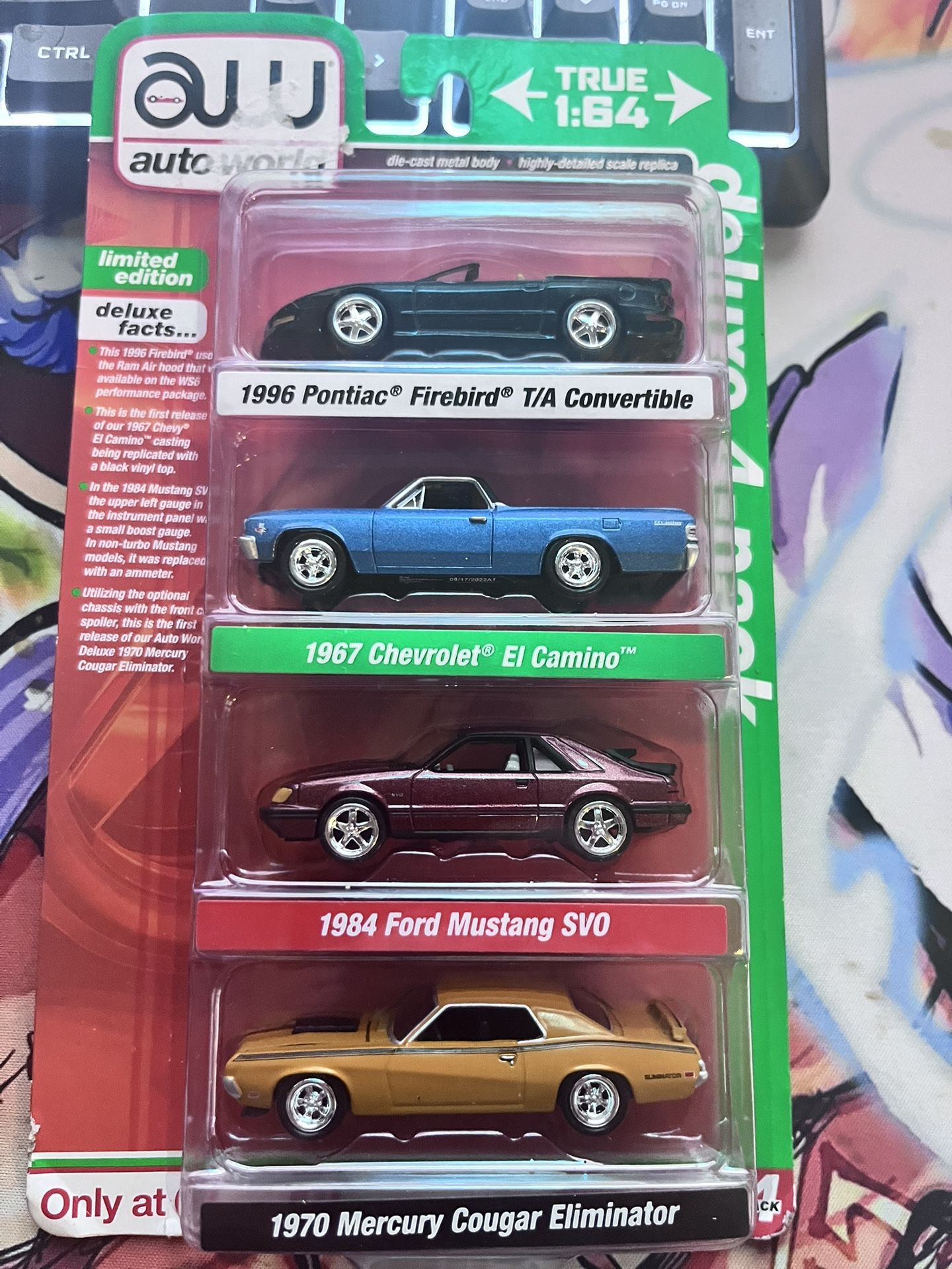 Auto World Deluxe 4 Pack 