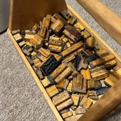 Lot Of Antique Vintage  Rubber Stamps 