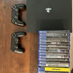 PS4 PRO W 22 Games