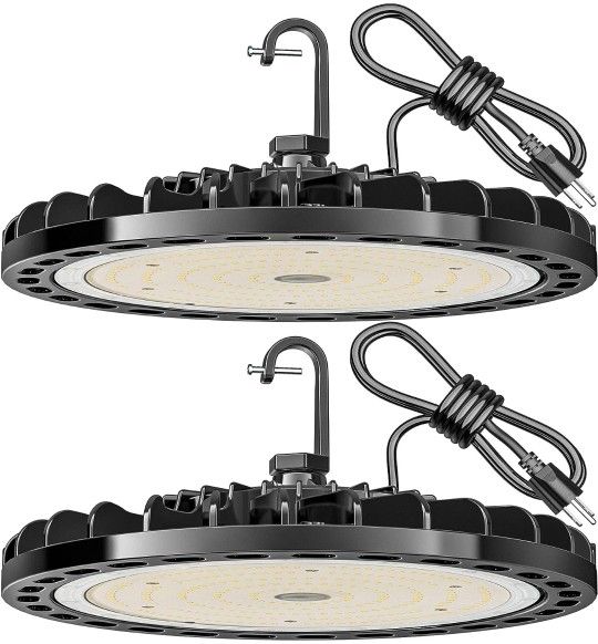 2-Flakeeper LED High Bay Light 100W 14000 LM with US Plug 5ft Cable ...