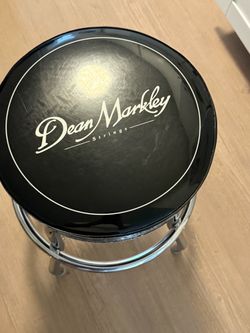 Dean Markley Strings Logo Bar Stool