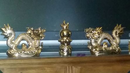LUCKY Chinese Dragons Decor