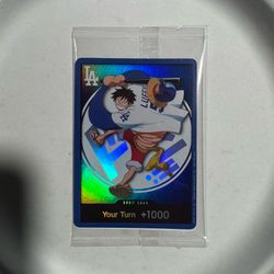 Dodgers Luffy Don Card