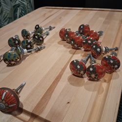 Vintage ceramic drawer knobs