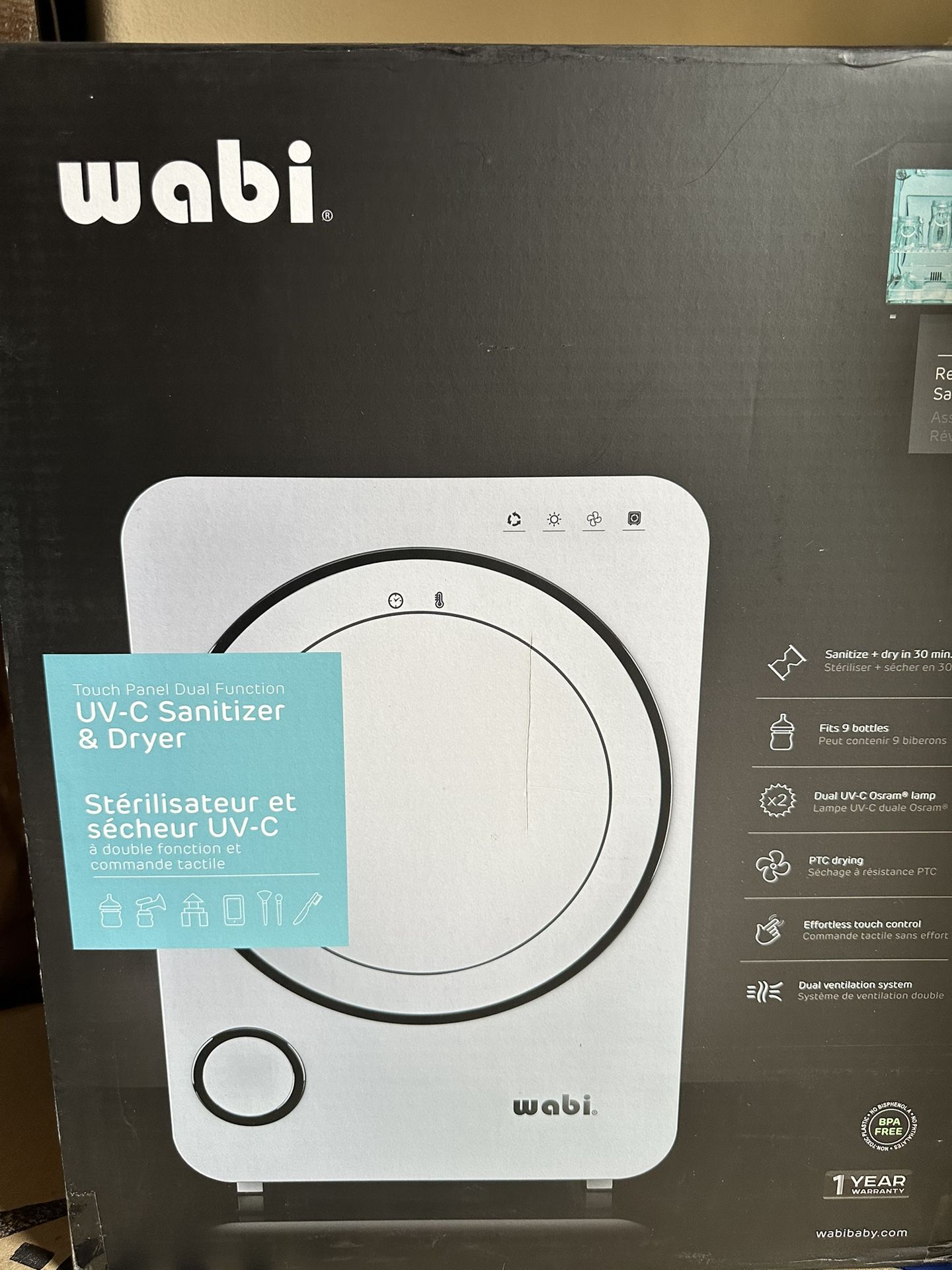 Wabi UV-C Sanitizer And Dryer