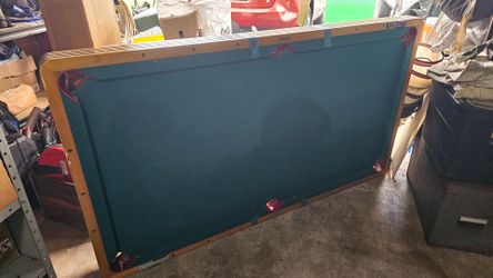 Antique pool table