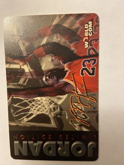 1997 Michael Jordan & Johnny Unitas Prepaid Phone Cards