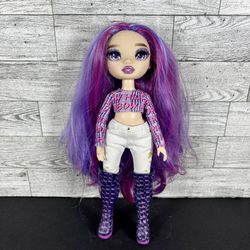 Rainbow High Emi Vanda Fashion Doll Orchid Purple with Outfit Boots 11 Inch MGA