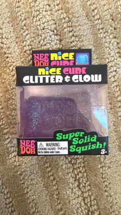 Needoh Nice Cube Glitter and Glow
