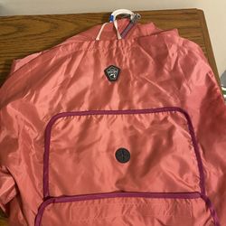 NWT Arcadia Trail Windbreaker Jacket With Hood Size X-Large 