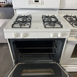 Hotpoint 30” White Gas Stove 