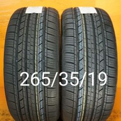 2 New Tires For Sale 265/35/19 We Service Motorcycle Tires