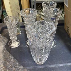 Various Candle Holders And Vases