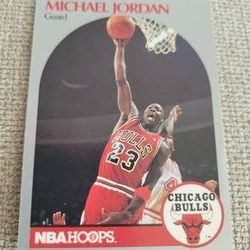 1990 NBA Hoops Michael Jordan #65 Chicago Bulls MINT