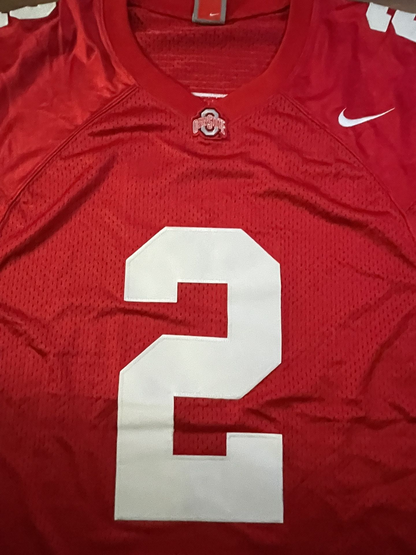 Vintage Ohio State Buckeyes NCAA Terrelle Pryor #2 Nike Red Football Jersey Men L Sewn