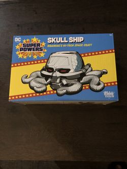 DC Super Powers Skull Ship: Brainiac's Hi-Tech Space Craft Vehicle -New Sealed-