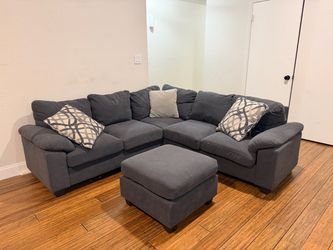 Couch with Ottoman
