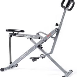 Sunny Health & Fitness Squat Assist Row-N-Ride™ Trainer for Glutes Workout