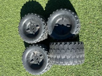 Set of 4 Power Wheels Replacement Tires – Plastic Wheels